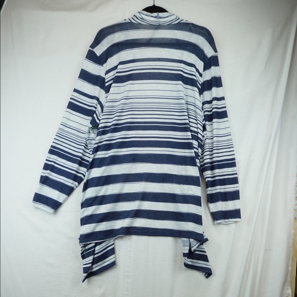 Jessica Simpson 3x navy white flowy cardigan - Picture 3 of 3